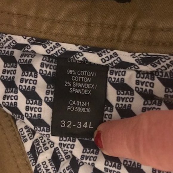 Men beige chinos. W32 L34 - Picture 5 of 5